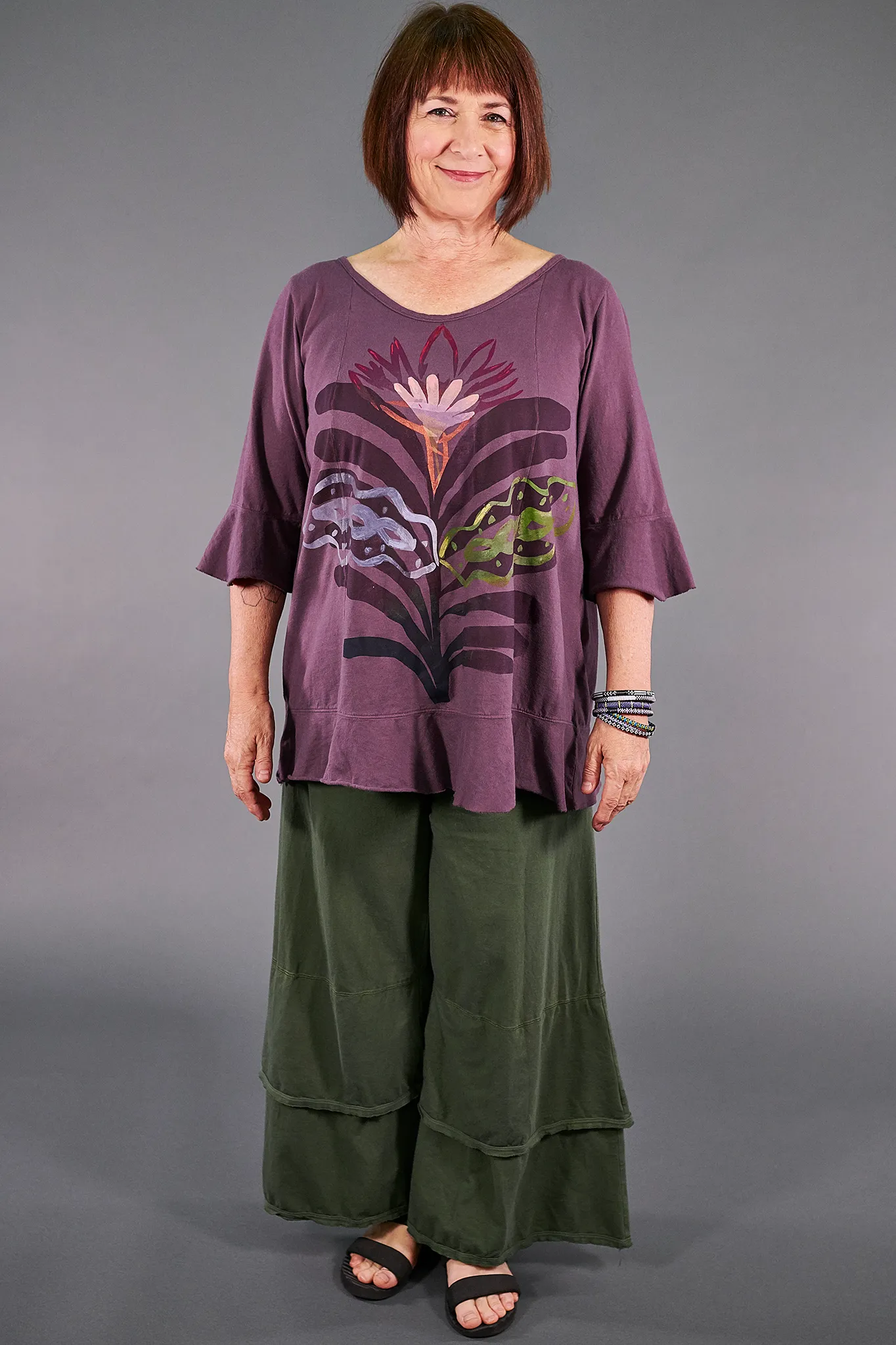 1562-Flounce Tee-Clove-P