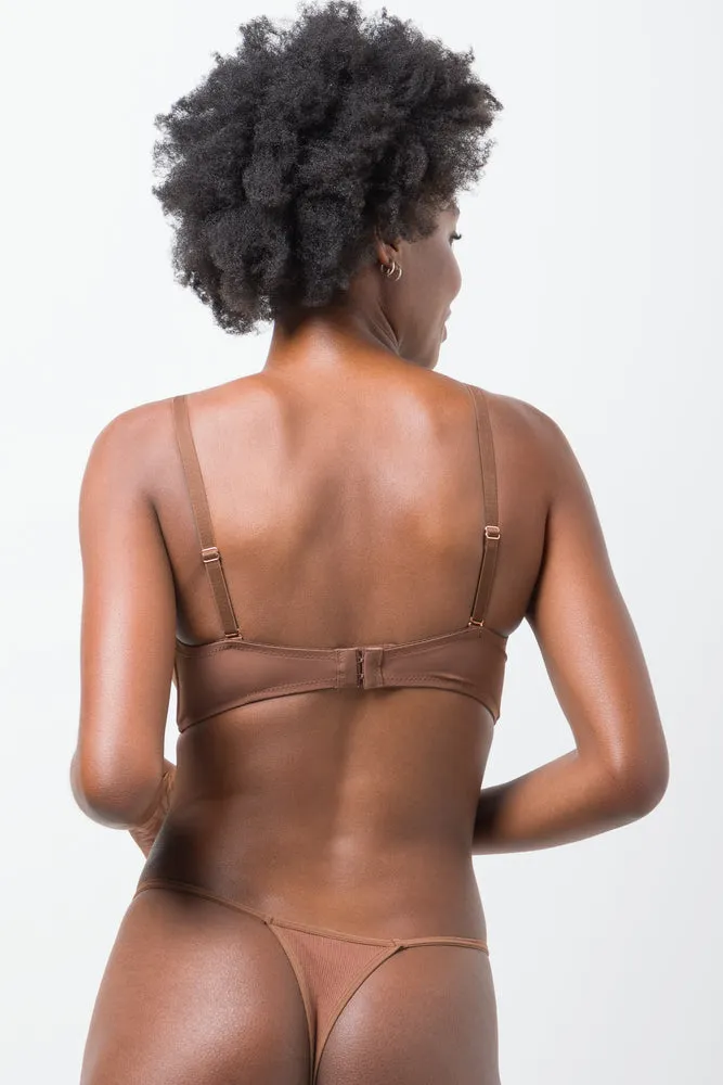 2 Pack Smooth Mutiway Bras Small Dusty Pink And Brown