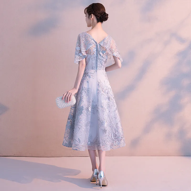 2025 evening dress popular autumn new banquet elegant short thin simple dress Popular trade supply