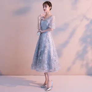 2025 evening dress popular autumn new banquet elegant short thin simple dress Popular trade supply