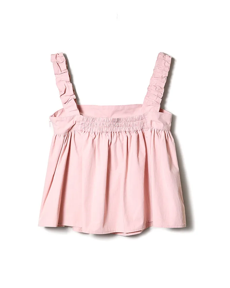 2WAY strap tops  - LIGHT PINK