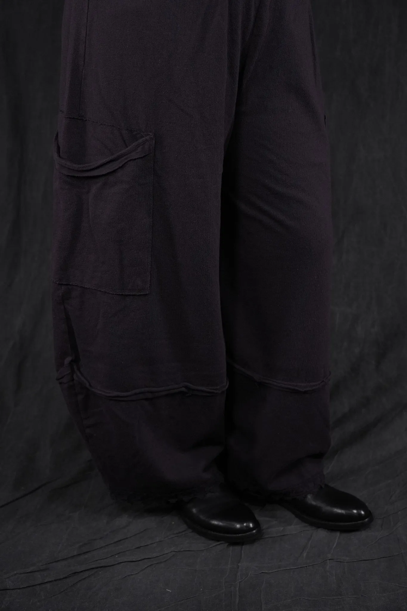 3225 Lace Trim Stitch Pant Shadow-U