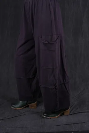 3225 Lace Trim Stitch Pant Shadow-U