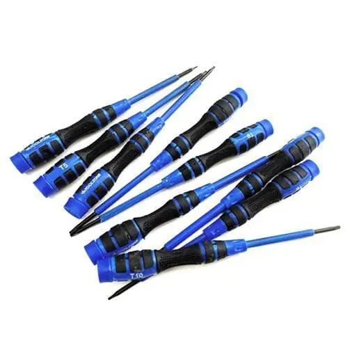 9PC TORX STAR PRECISION SCREWDRIVERS SET JEWELLERY WATCH ELECTRONICS REPAIR