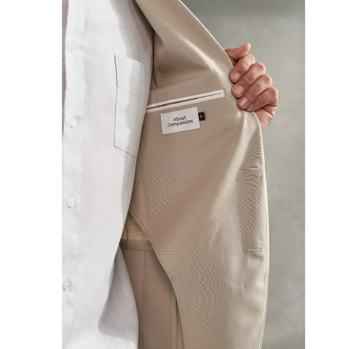About Companions Enver tencel taupe