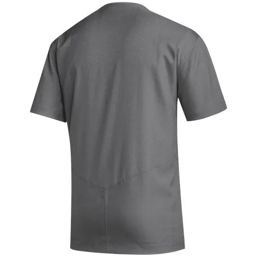 Adidas Icon Short Sleeve 1/4 Zip Men's Cage Jacket - Graphite