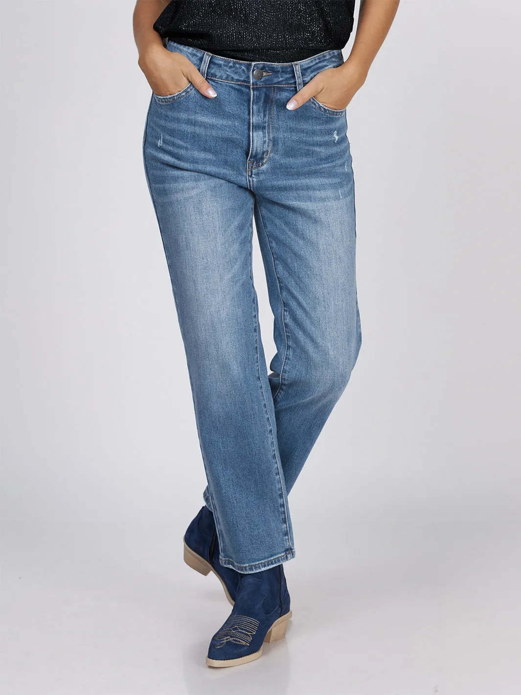 Adriana Straight Leg Jean