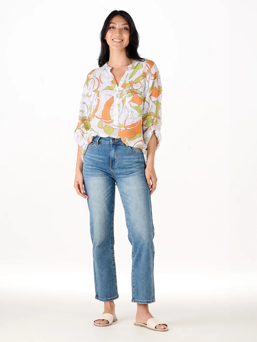 Adriana Straight Leg Jean