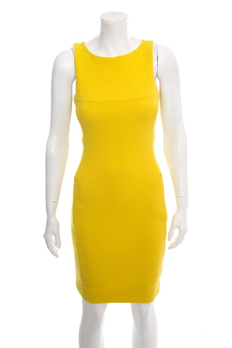 Akris Yellow Jacket and Dress Set SZ 4