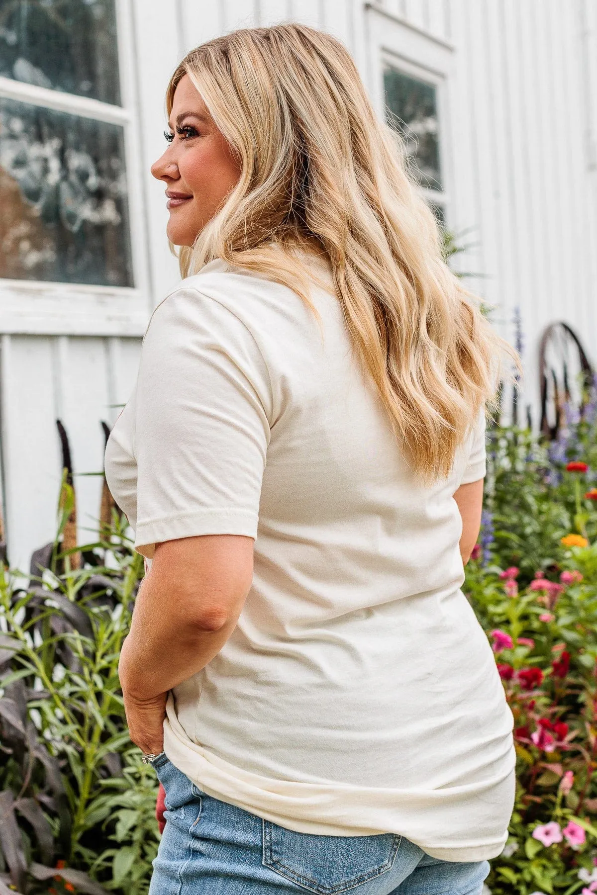 All The Fall Things Graphic Tee- Light Cream