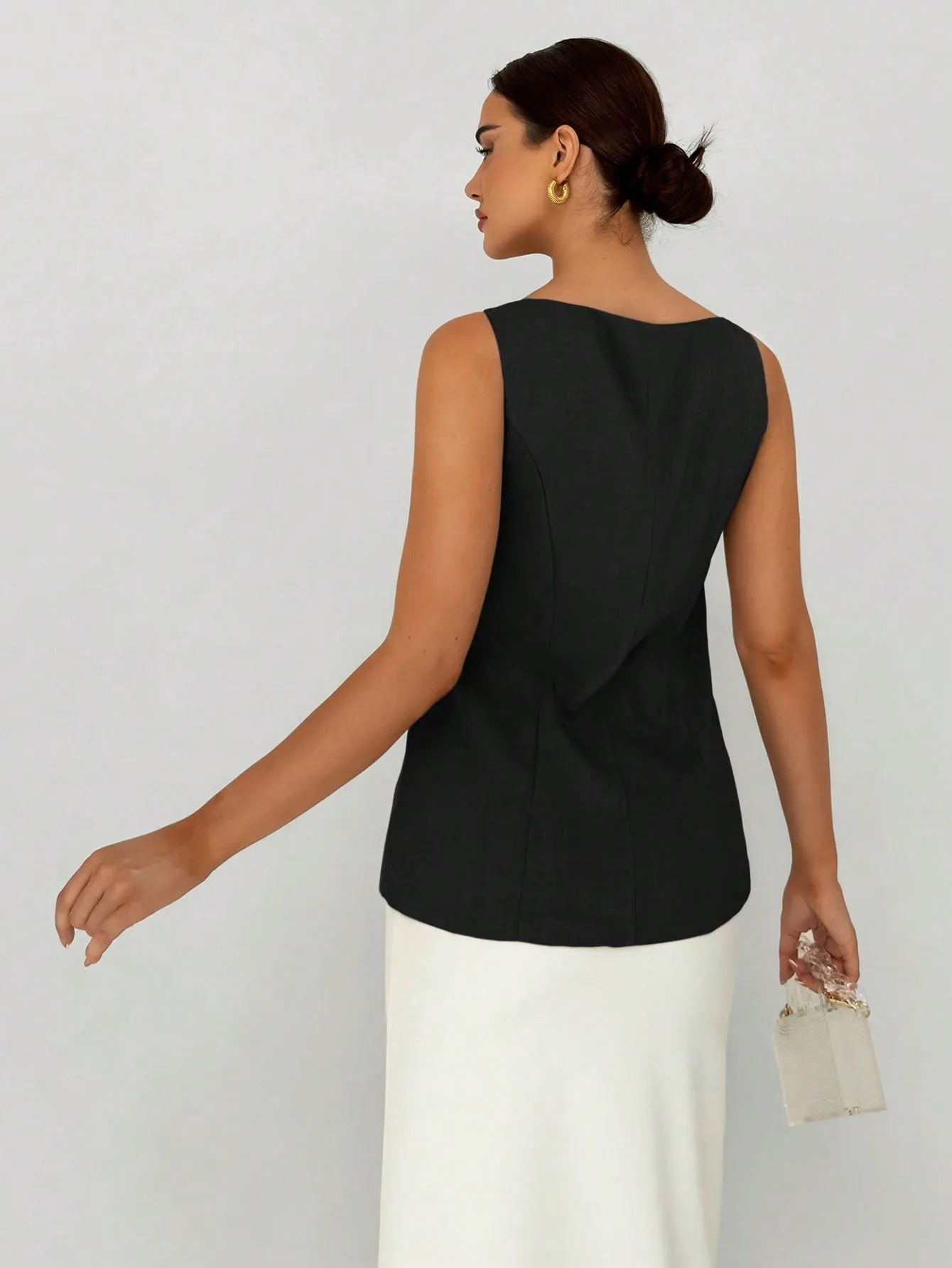Aloruh Chaleco de Traje Caqui para Mujer - Cherry Vibes