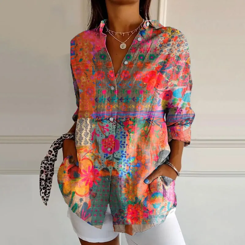 Amara – Chic Floral Blouse