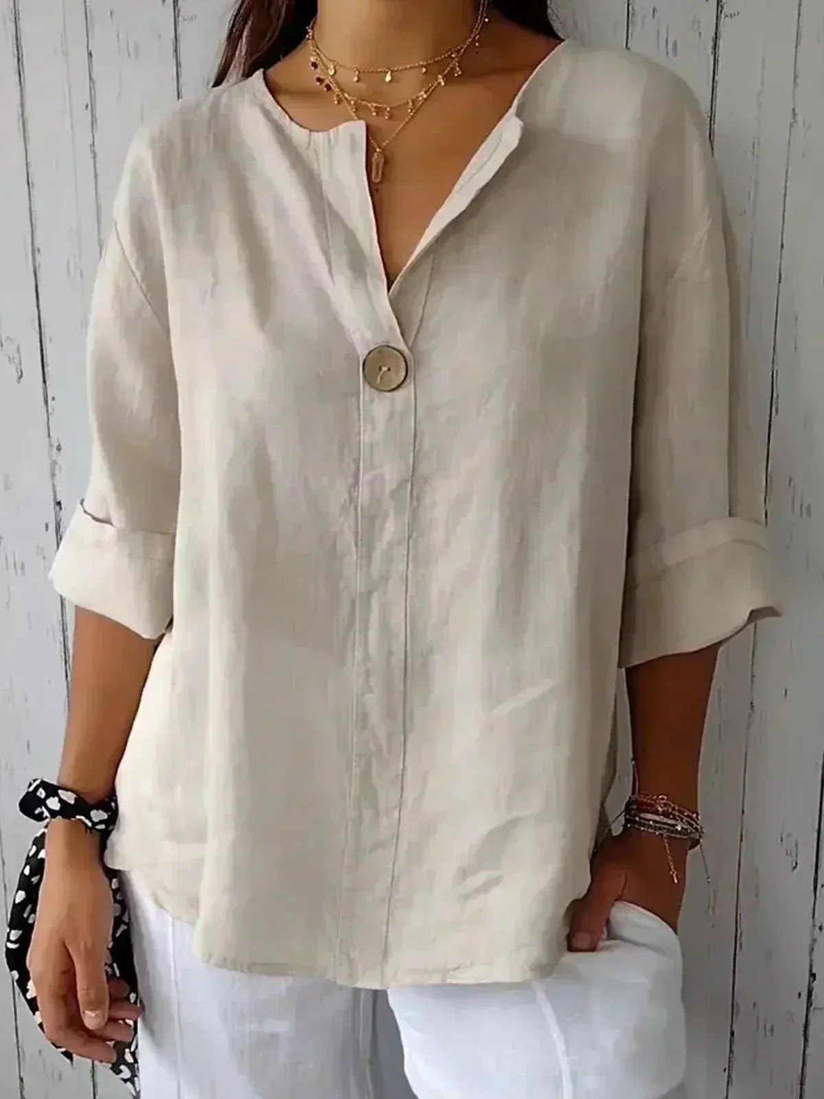 Anthea® | Casual V-Neck Blouse