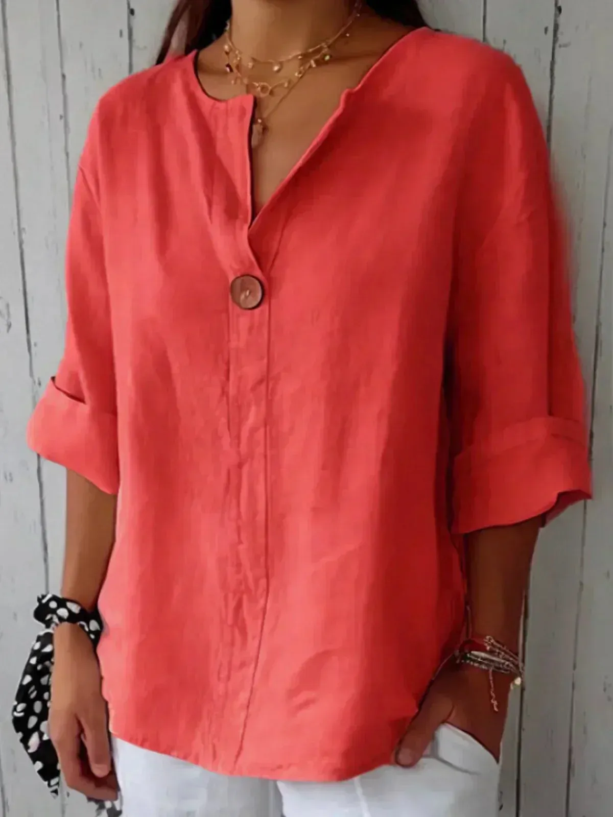 Anthea® | Casual V-Neck Blouse