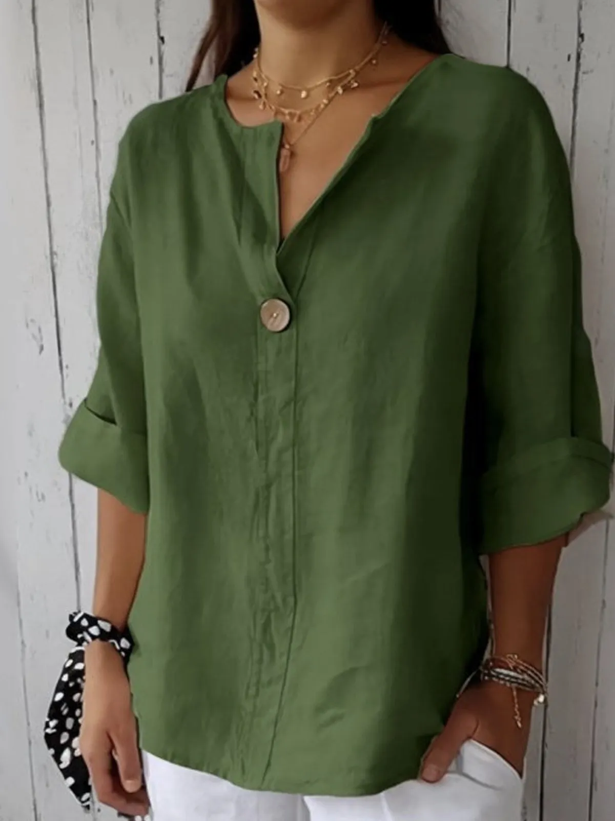Anthea® | Casual V-Neck Blouse
