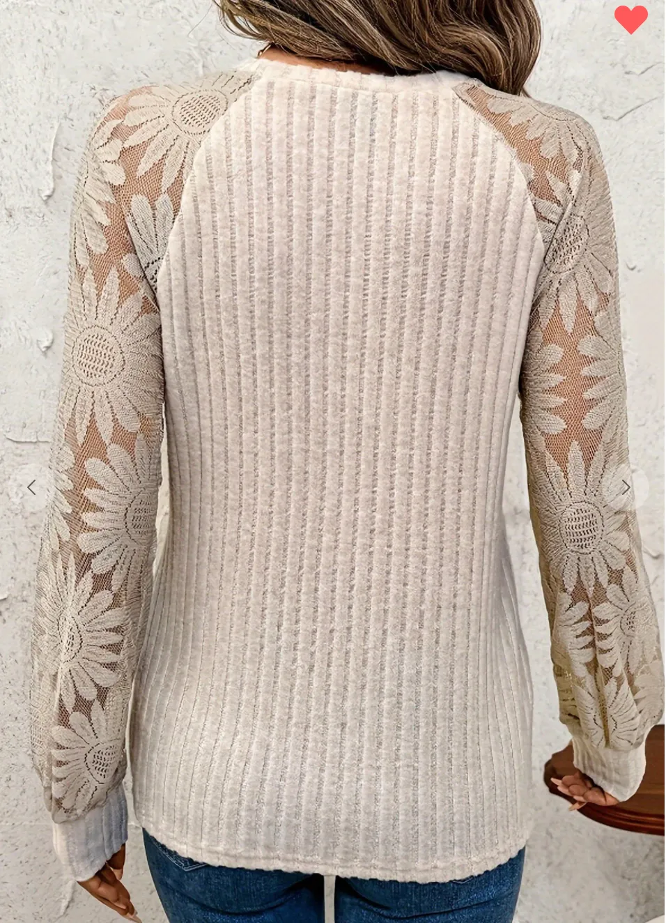 Apricot Floral Sleeve