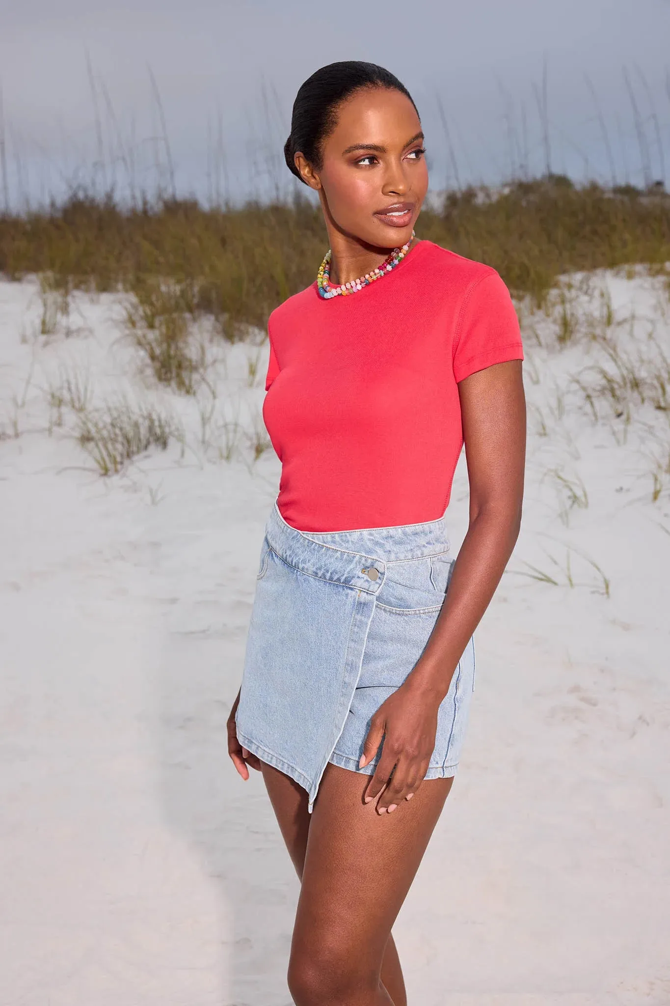 Aria Tee- Red