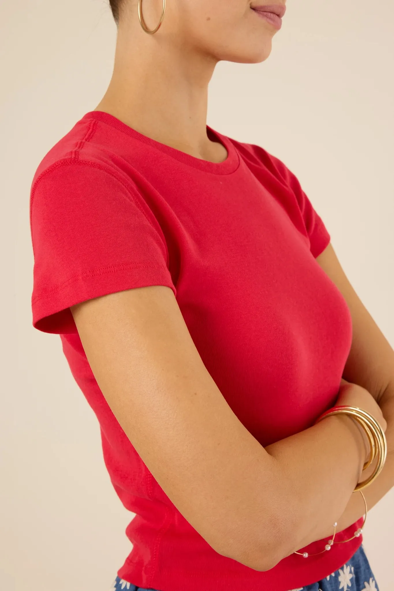 Aria Tee- Red