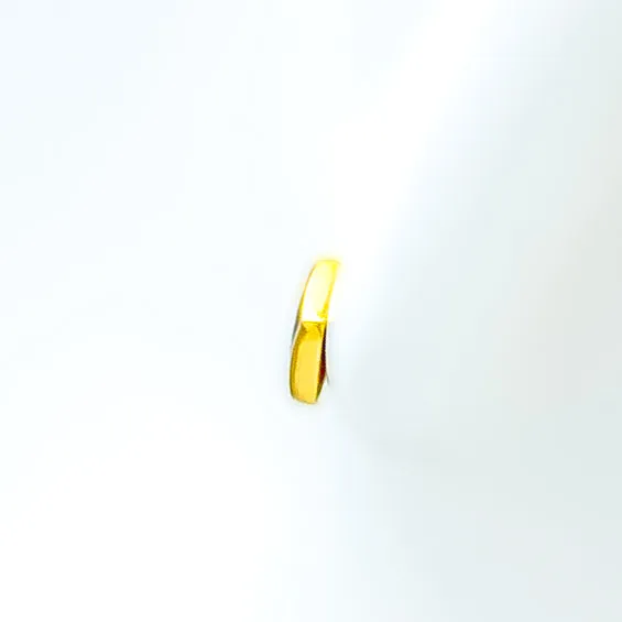 Attractive Enamel Block 21k Gold Earrings