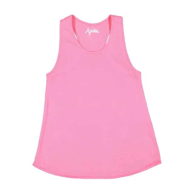 Azarhia Tank Top with Racer Back in Pink