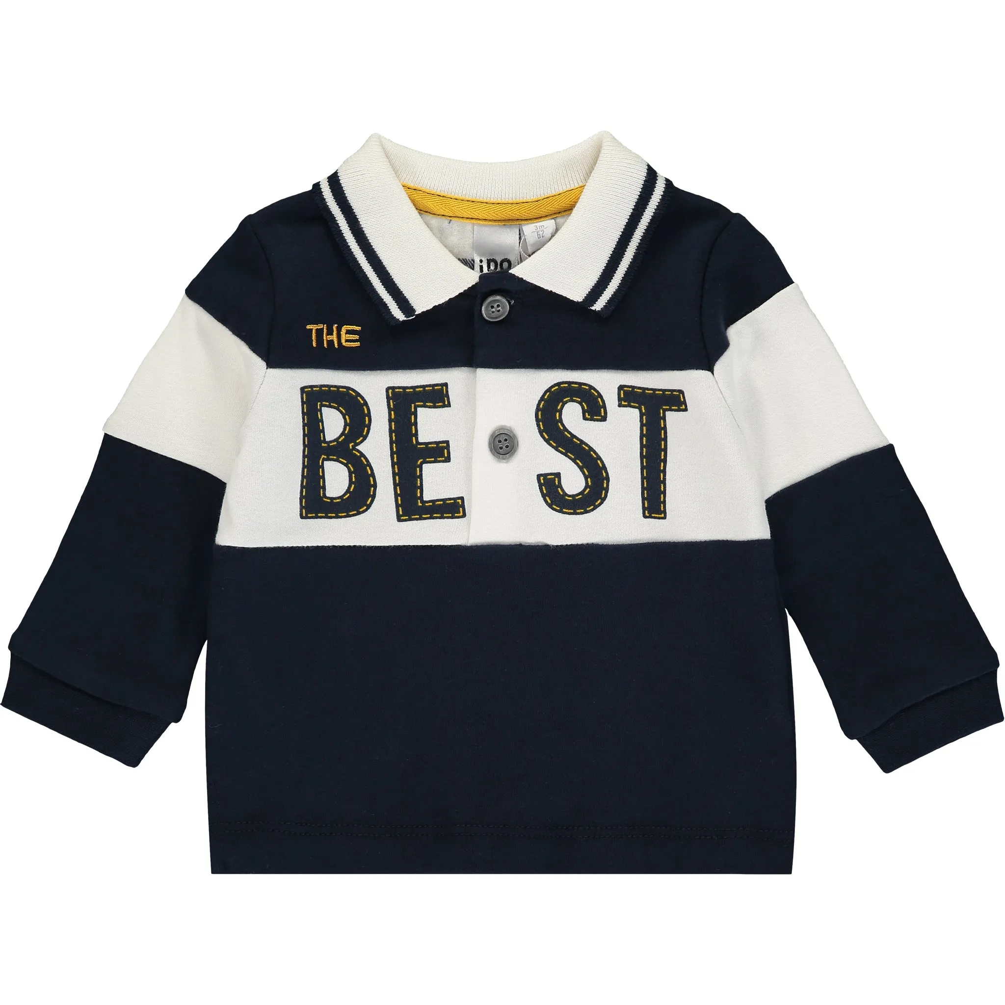 Baby Boys Black Cotton Top