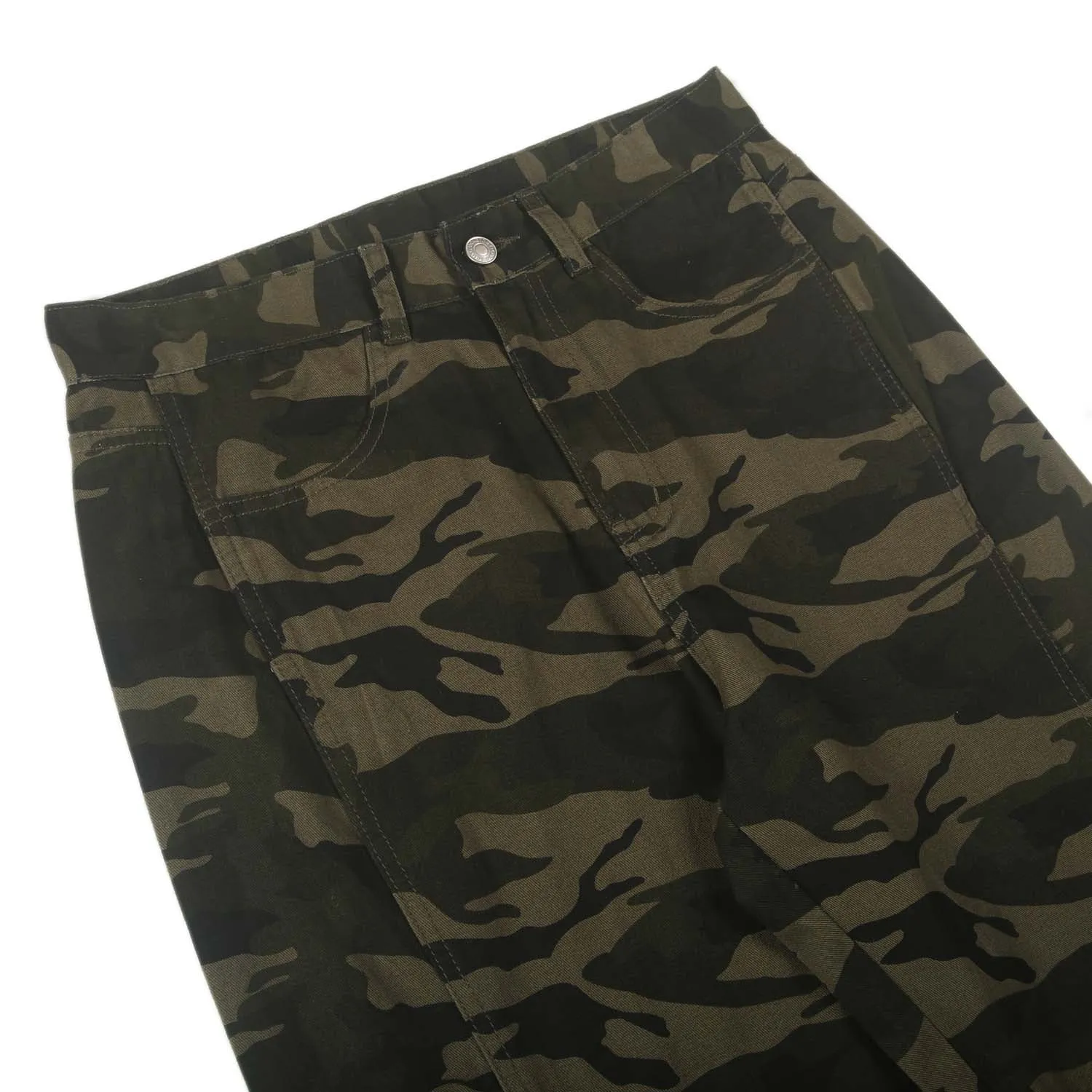 Baggy Camouflage Cargo Jeans