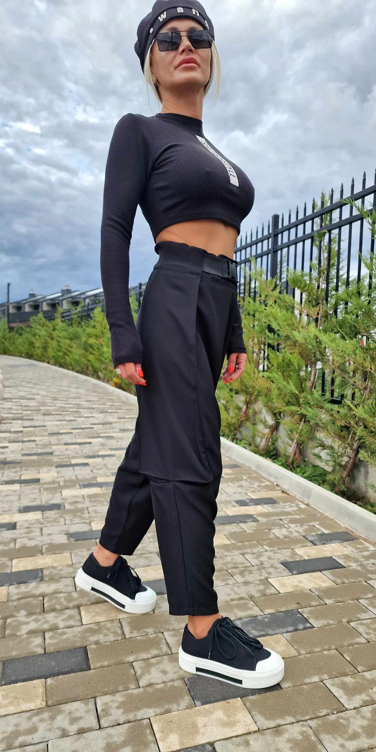 Baggy Pants, Harem Pants, Loose Drop Crotch Pants, Gipsy Pants, High Waist Trousers, Avant-garde Pants, Extravagant Harem Pants