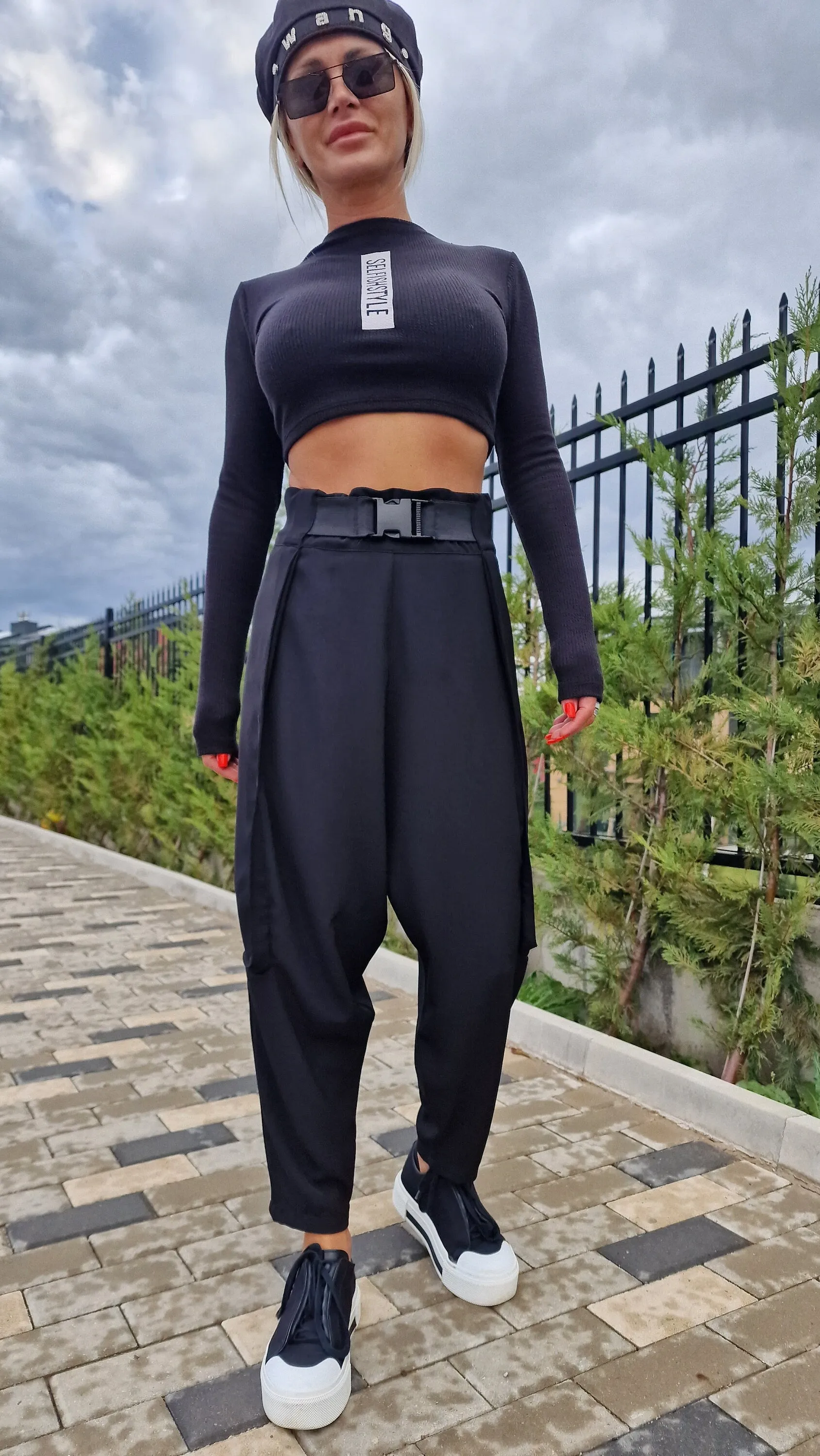 Baggy Pants, Harem Pants, Loose Drop Crotch Pants, Gipsy Pants, High Waist Trousers, Avant-garde Pants, Extravagant Harem Pants