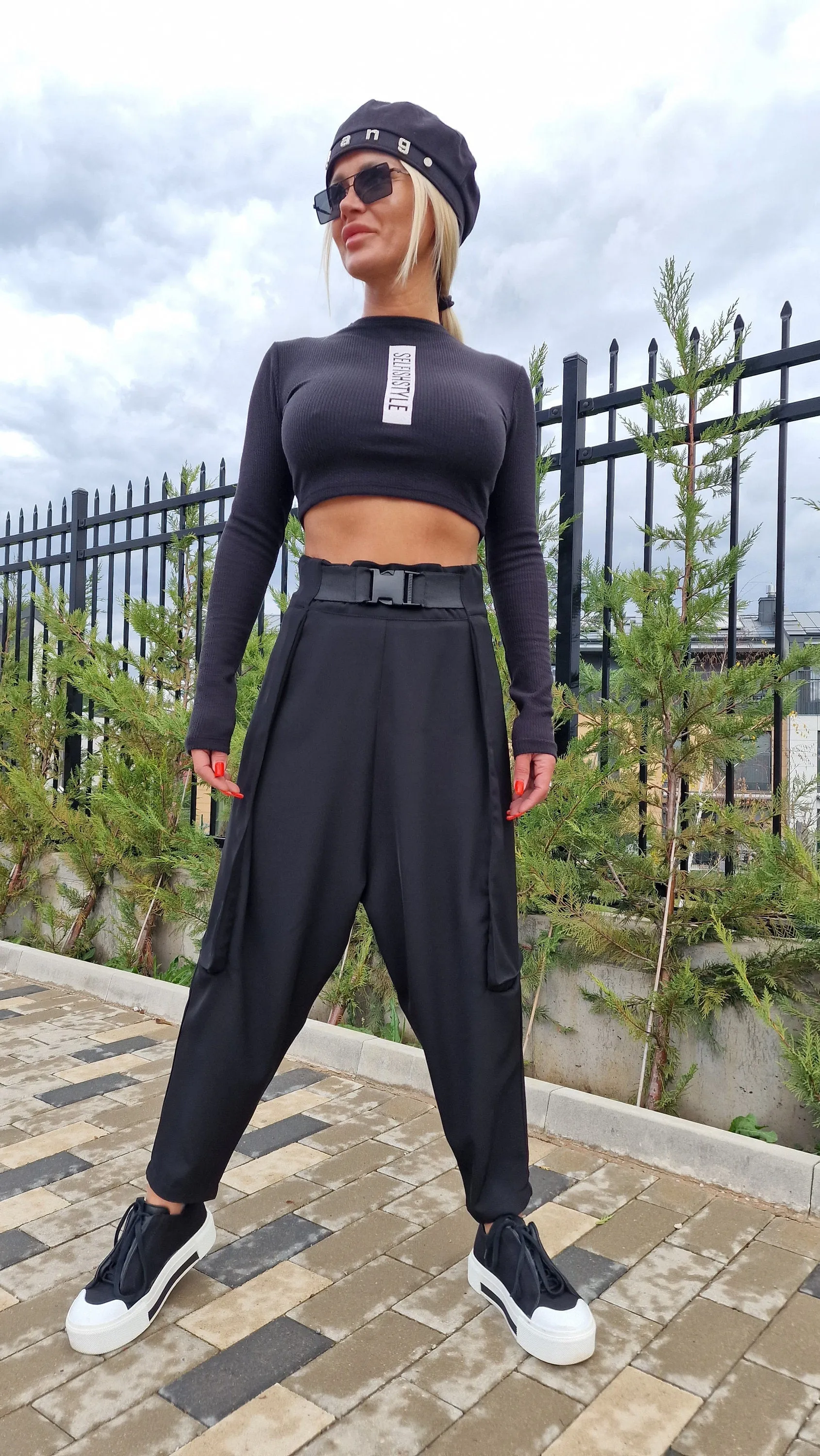 Baggy Pants, Harem Pants, Loose Drop Crotch Pants, Gipsy Pants, High Waist Trousers, Avant-garde Pants, Extravagant Harem Pants