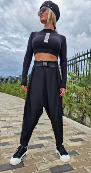 Baggy Pants, Harem Pants, Loose Drop Crotch Pants, Gipsy Pants, High Waist Trousers, Avant-garde Pants, Extravagant Harem Pants