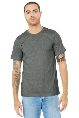 BELLA CANVAS  Unisex Heather CVC Short Sleeve Tee. BC3001CVC Deep Heather