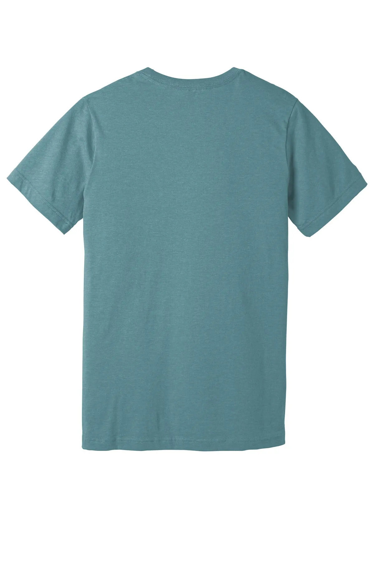 BELLA CANVAS  Unisex Heather CVC Short Sleeve Tee. BC3001CVC Heather Blue Lagoon