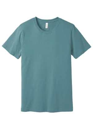 BELLA CANVAS  Unisex Heather CVC Short Sleeve Tee. BC3001CVC Heather Blue Lagoon