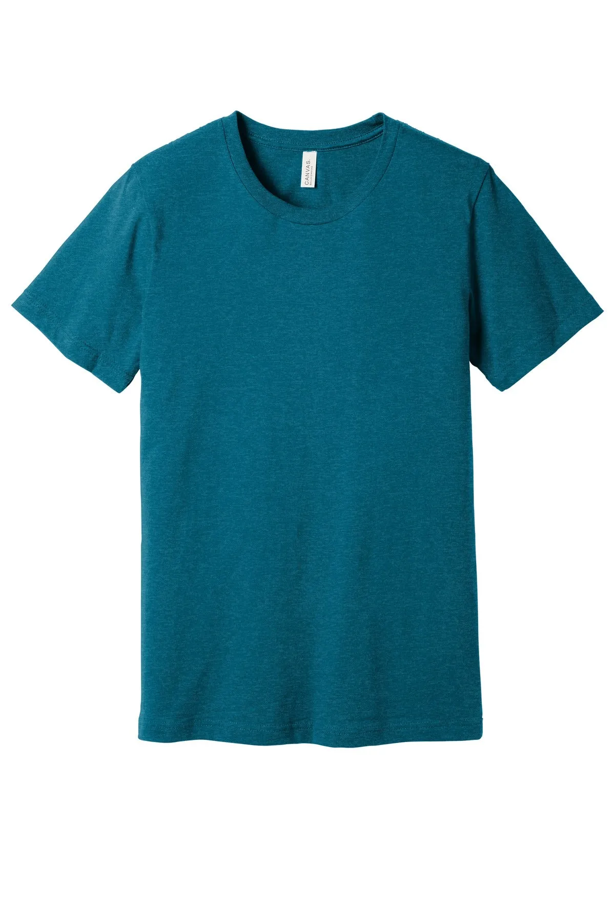 BELLA CANVAS  Unisex Heather CVC Short Sleeve Tee. BC3001CVC Heather Deep Teal