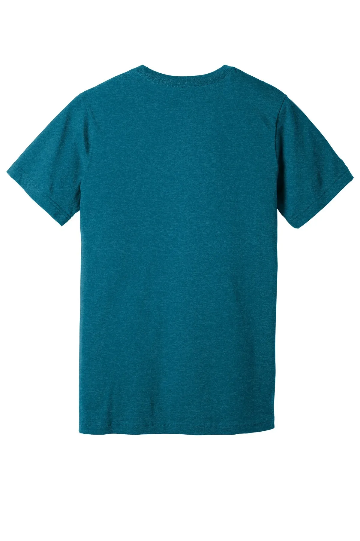BELLA CANVAS  Unisex Heather CVC Short Sleeve Tee. BC3001CVC Heather Deep Teal