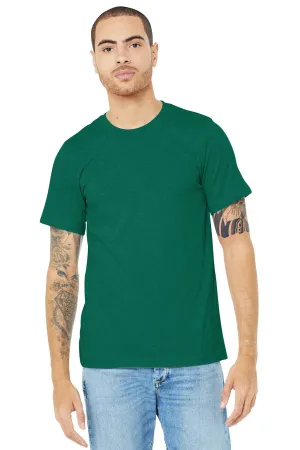 BELLA CANVAS  Unisex Heather CVC Short Sleeve Tee. BC3001CVC Heather Grass Green