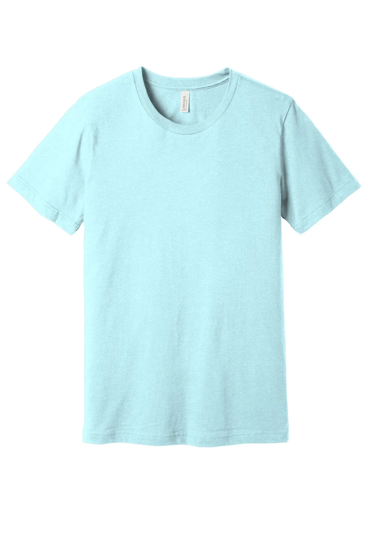 BELLA CANVAS  Unisex Heather CVC Short Sleeve Tee. BC3001CVC Heather Ice Blue