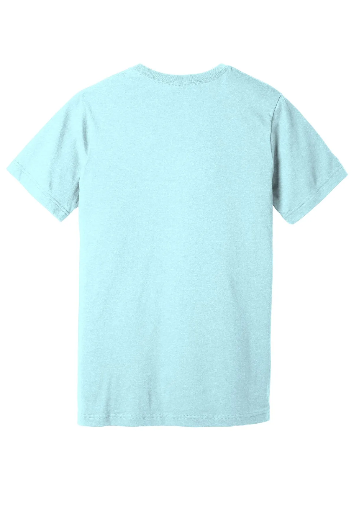 BELLA CANVAS  Unisex Heather CVC Short Sleeve Tee. BC3001CVC Heather Ice Blue