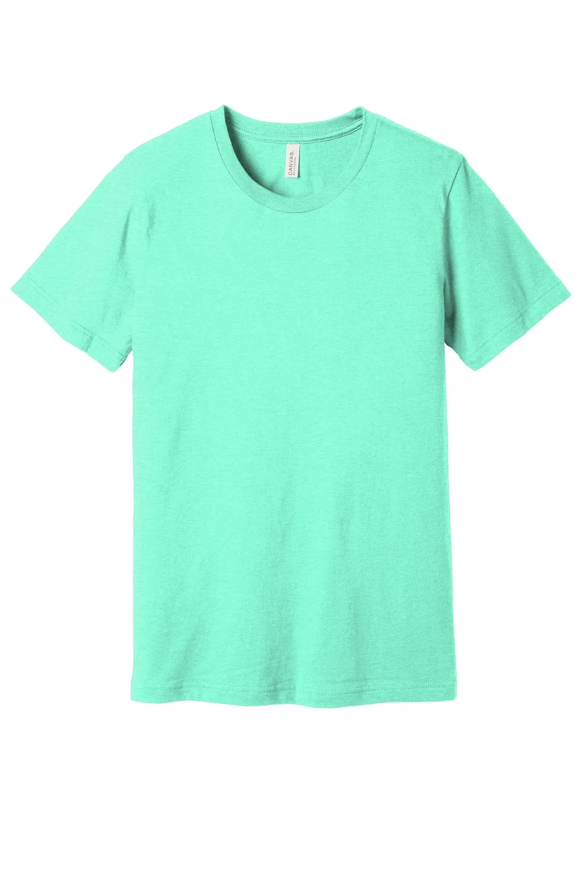 BELLA CANVAS  Unisex Heather CVC Short Sleeve Tee. BC3001CVC Heather Mint