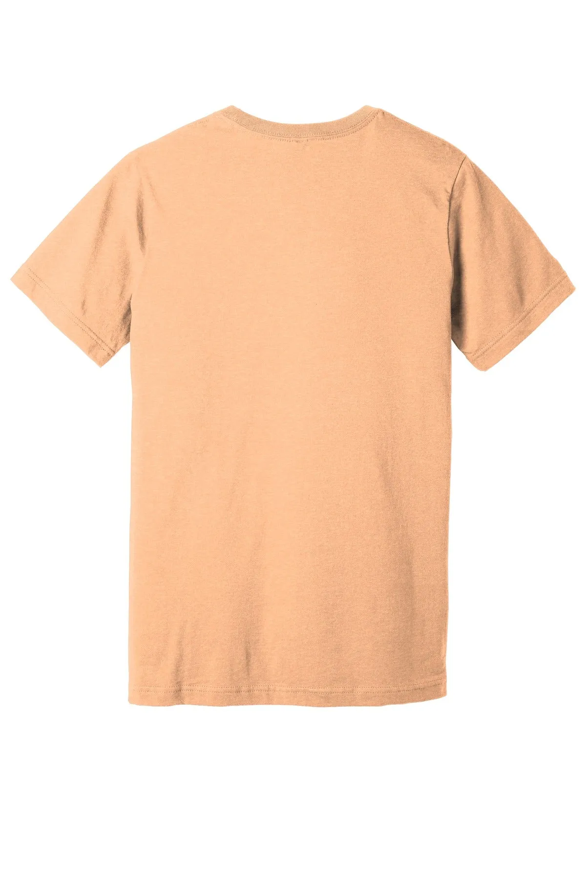 BELLA CANVAS  Unisex Heather CVC Short Sleeve Tee. BC3001CVC Heather Peach