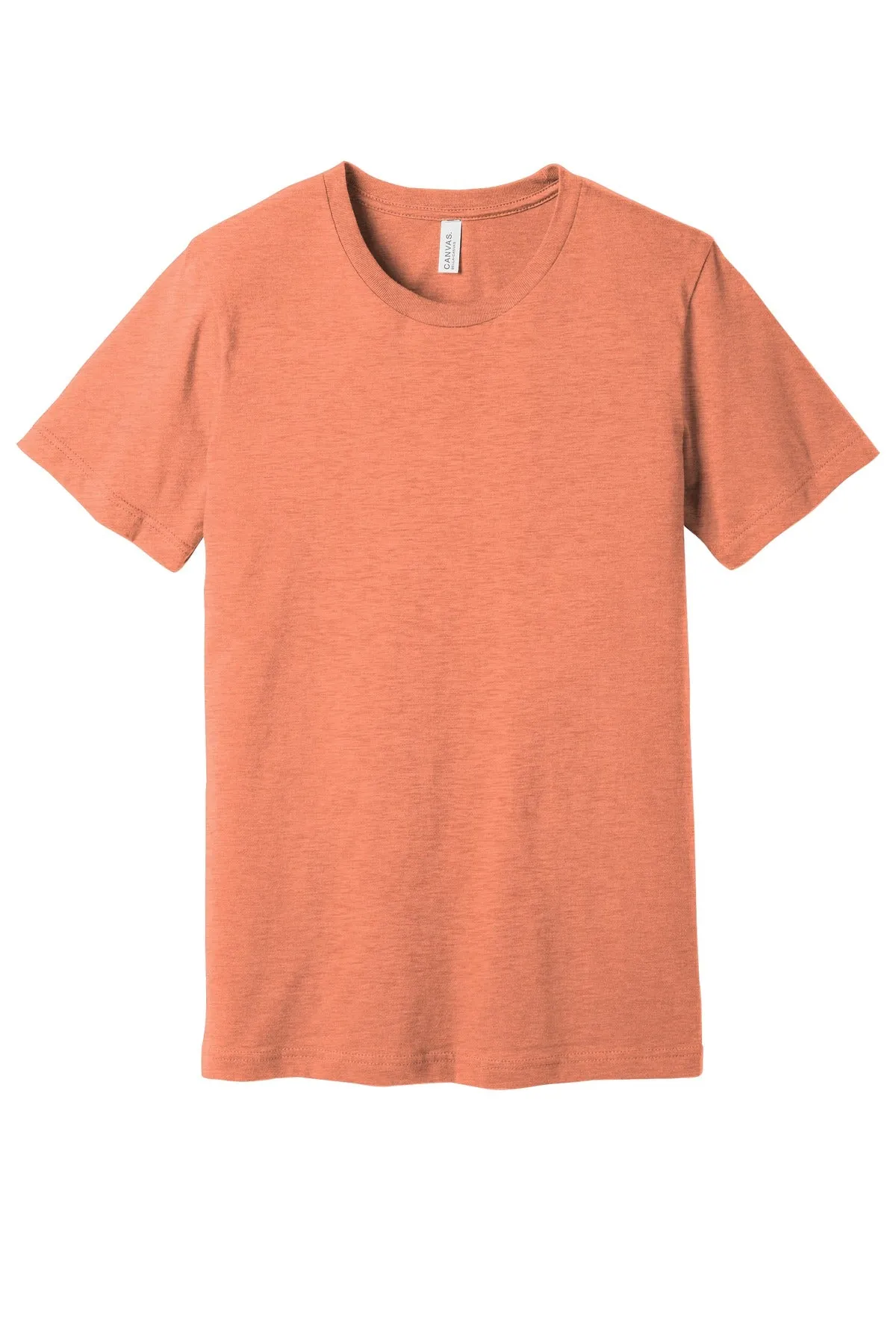 BELLA CANVAS  Unisex Heather CVC Short Sleeve Tee. BC3001CVC Heather Prism Sunset