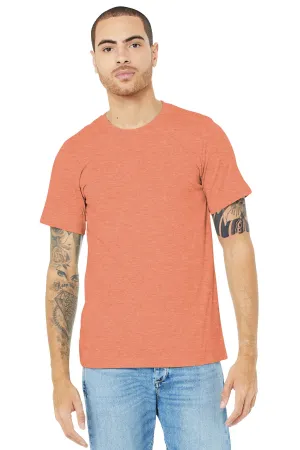BELLA CANVAS  Unisex Heather CVC Short Sleeve Tee. BC3001CVC Heather Prism Sunset