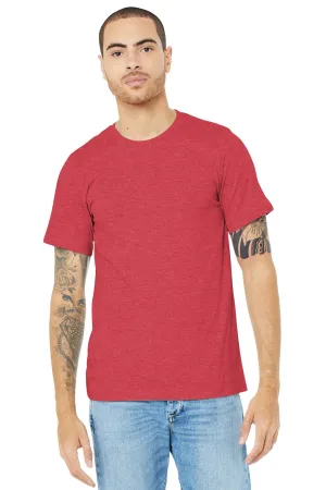 BELLA CANVAS  Unisex Heather CVC Short Sleeve Tee. BC3001CVC Heather Red