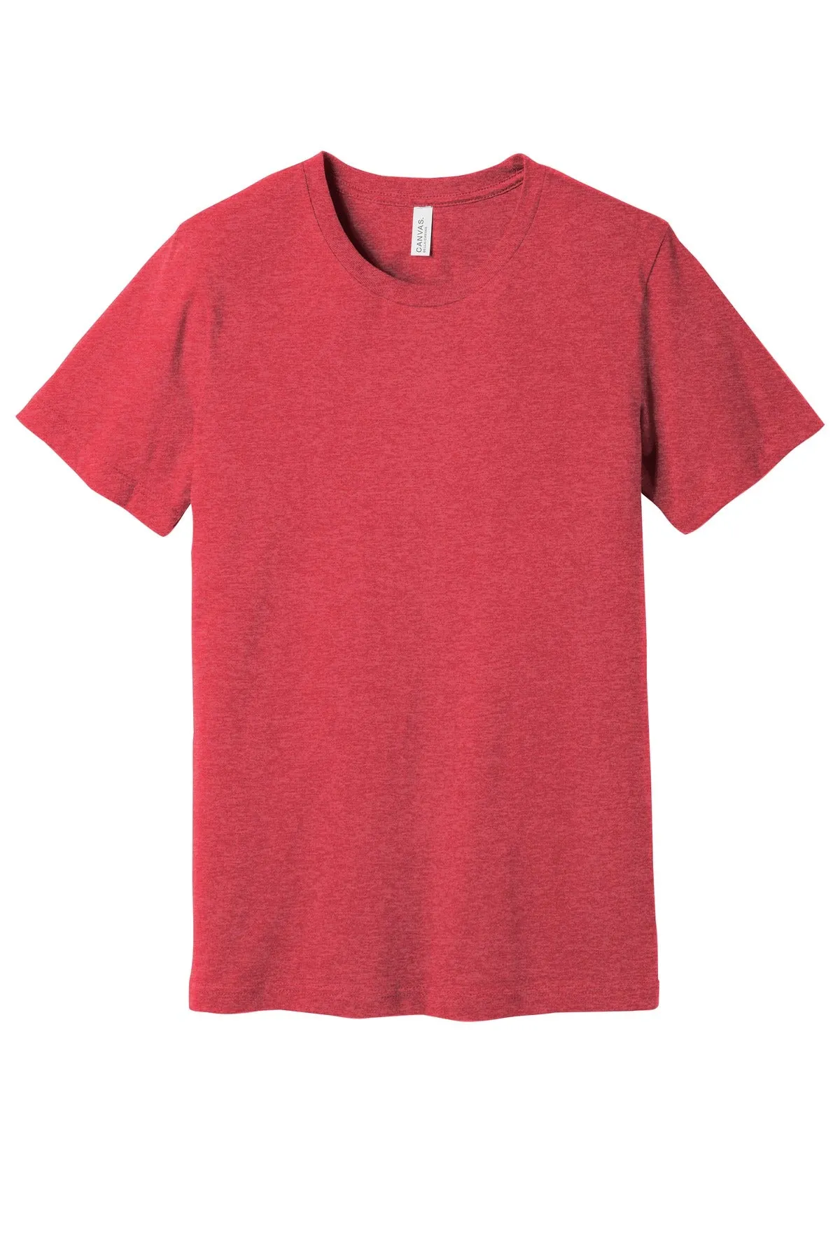BELLA CANVAS  Unisex Heather CVC Short Sleeve Tee. BC3001CVC Heather Red