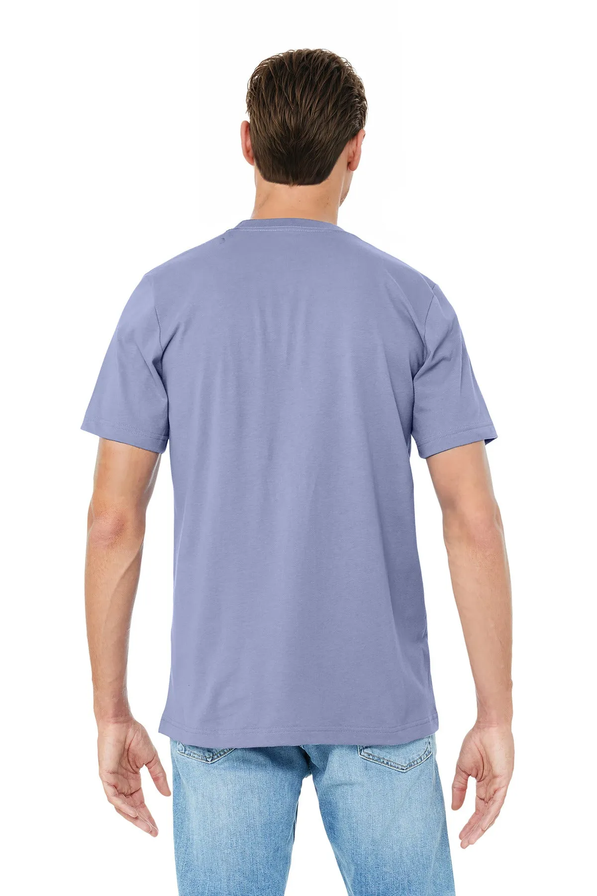 BELLA CANVAS  Unisex Jersey Short Sleeve Tee. BC3001 Lavender Blue