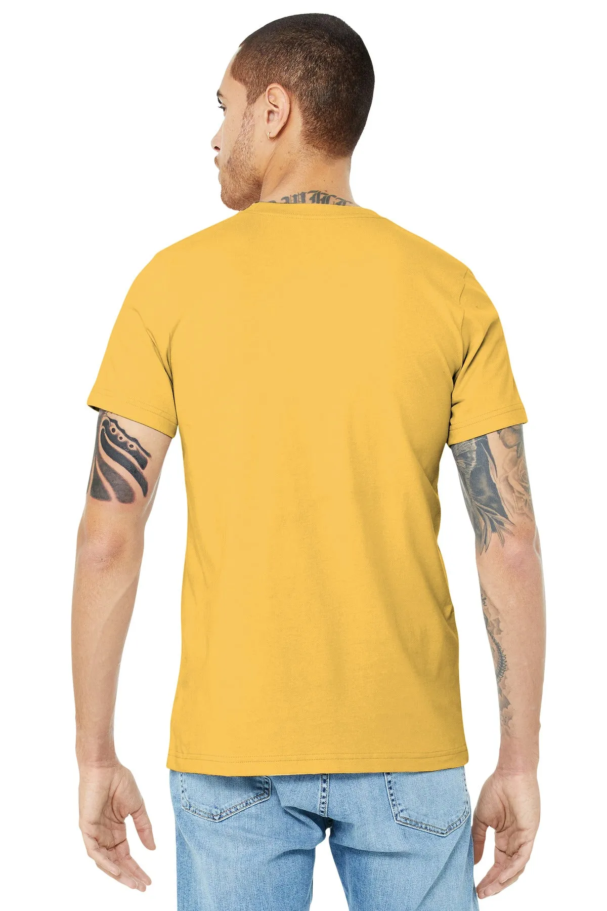 BELLA CANVAS  Unisex Jersey Short Sleeve Tee. BC3001 Maize Yellow