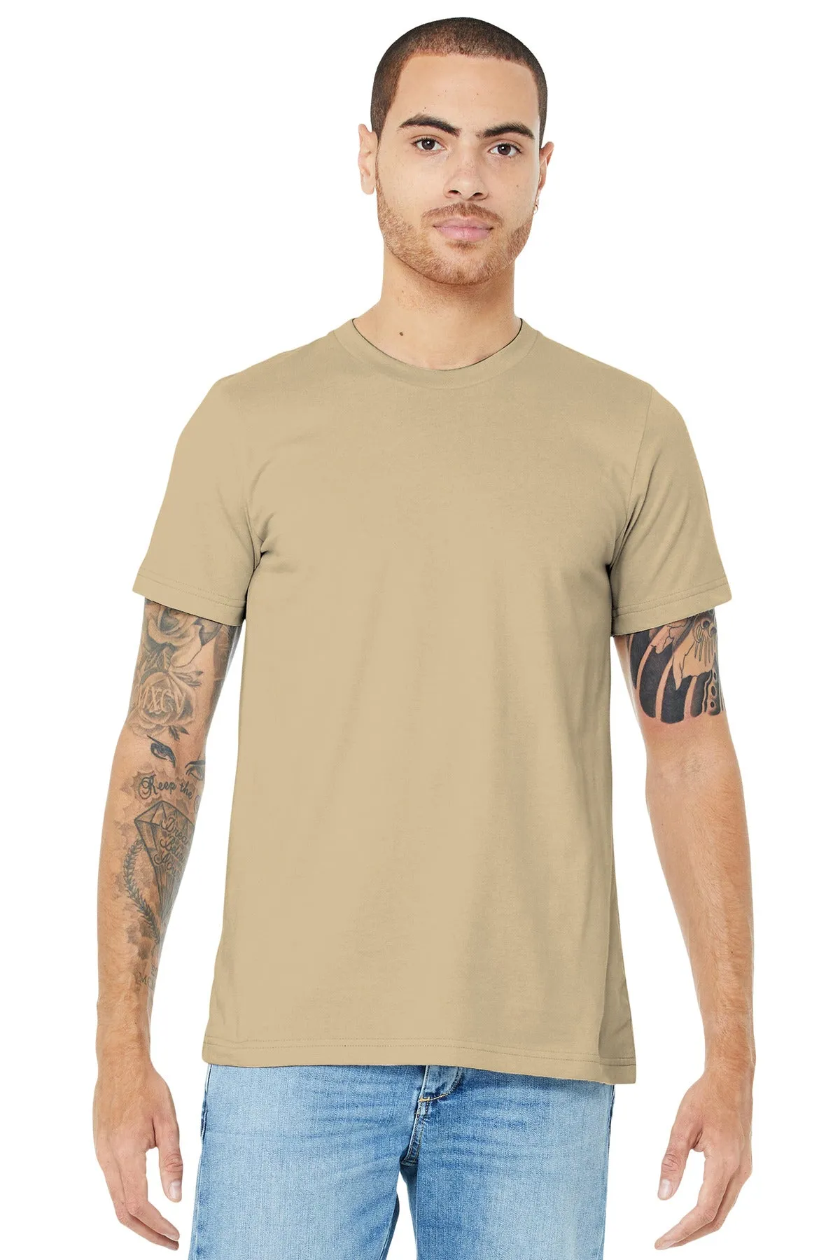 BELLA CANVAS  Unisex Jersey Short Sleeve Tee. BC3001 Soft Cream
