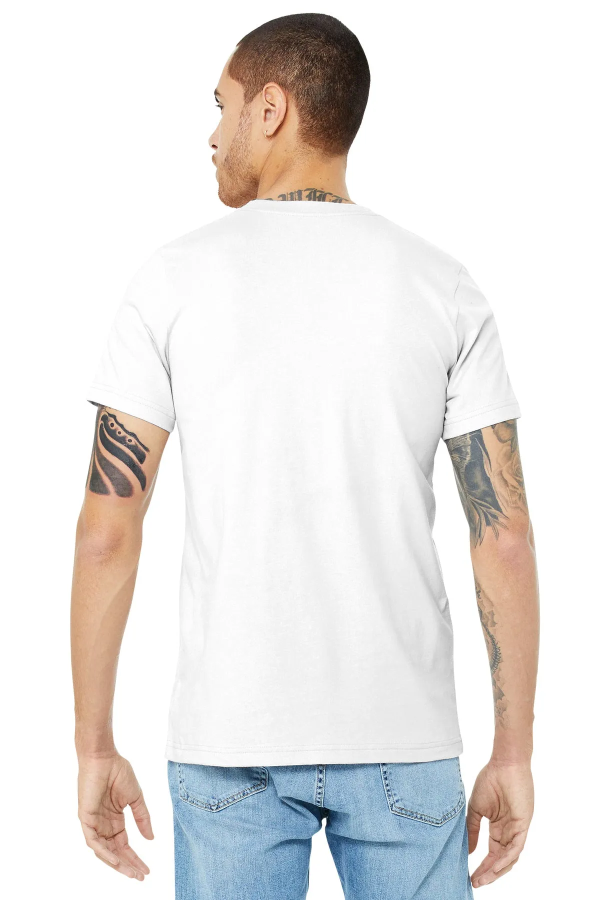 BELLA CANVAS  Unisex Jersey Short Sleeve Tee. BC3001 White