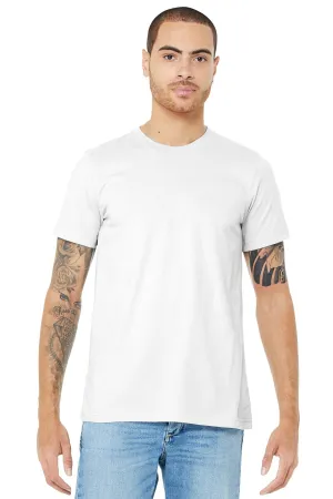 BELLA CANVAS  Unisex Jersey Short Sleeve Tee. BC3001 White