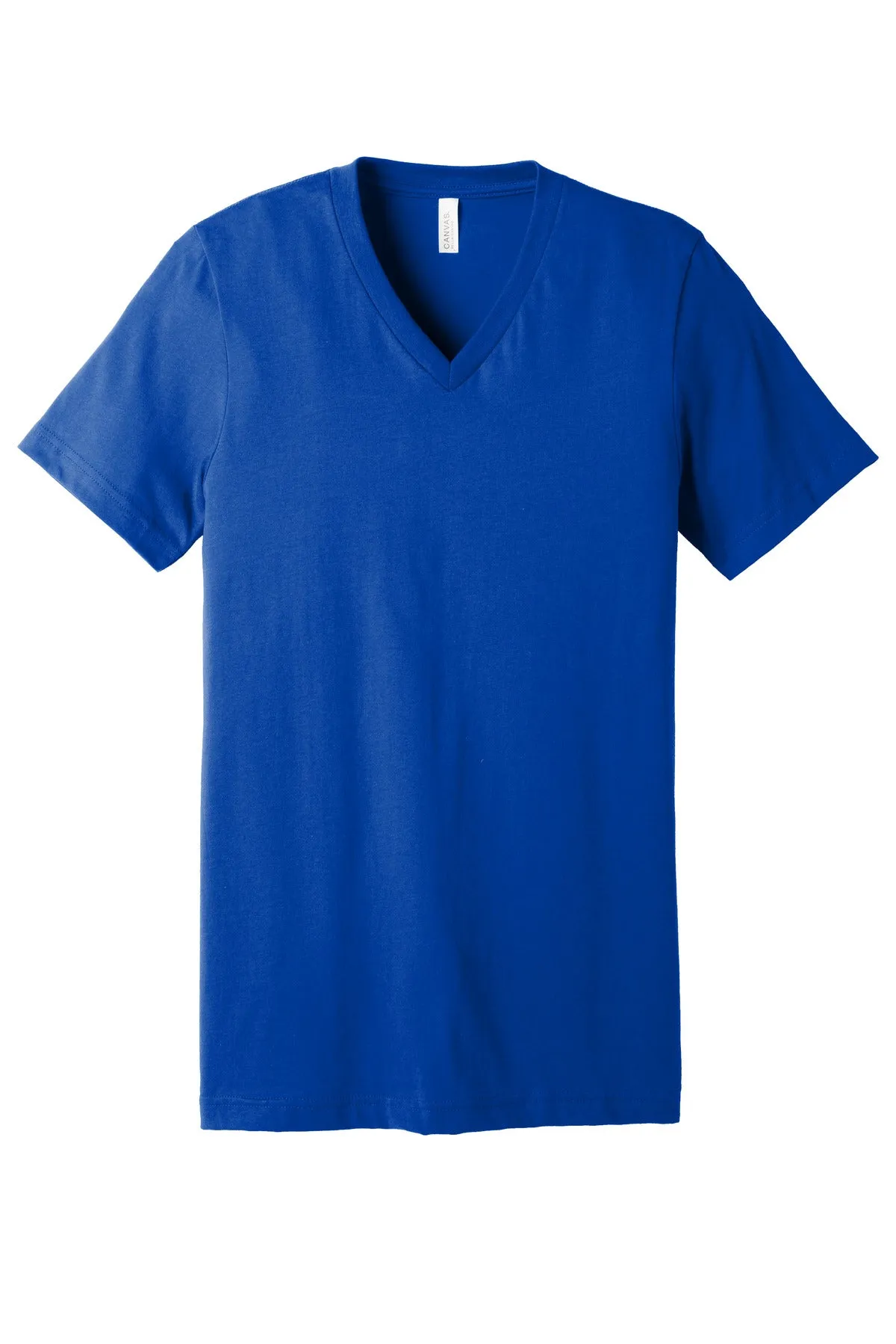 BELLA CANVAS  Unisex Jersey Short Sleeve V-Neck Tee. BC3005 True Royal